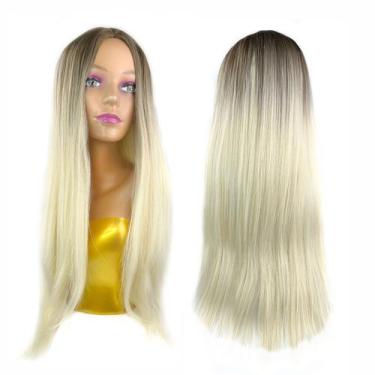Imagem de Peruca Lace Wig Orgânica Lisa Repartição Fixa 70 Cm Longa - Rass Hair,