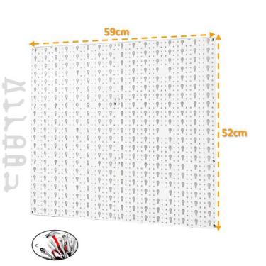 Imagem de Painel Expositor De Ferramentas Modular 59cm x 52cm Em Plástico Perfur