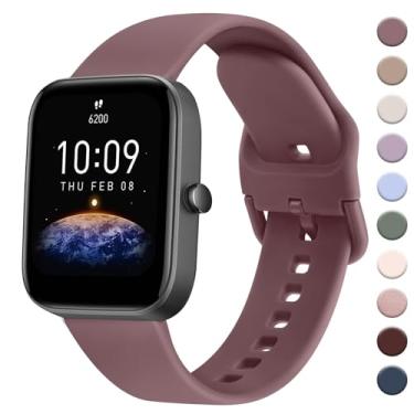 Imagem de AK Pulseira para Amazfit GTS 4/GTS 4 Mini/GTS 3/GTS 2/GTS 2e/GTS 2 mini/GTS/GTR mini, pulseira esportiva de substituição macia de 20 mm para Amazfit Bip 3/Bip 3 Pro/Bip U Pro/Bip/Bip Lite/Bip S Lite