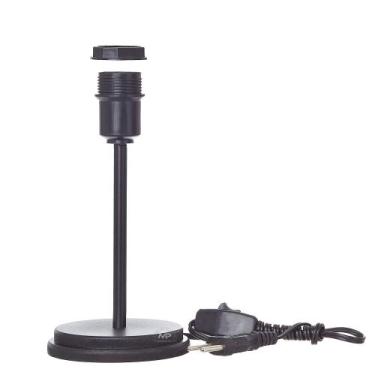 Imagem de Kit 2 Abajures Retrô Base Preto - MEGAPLAST, Salmão, Bivolt