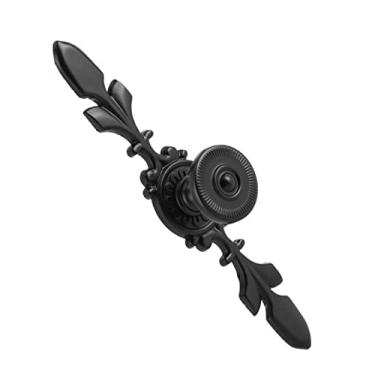 Imagem de Maçaneta da Gaveta do Armário Europeu, Elegantes Ferragens Vintage de Liga de Zinco, 120 Mm de Comprimento, 3640 G de Peso, 4 Cores, para Caixa de Joias de (conjunto preto pequeno)