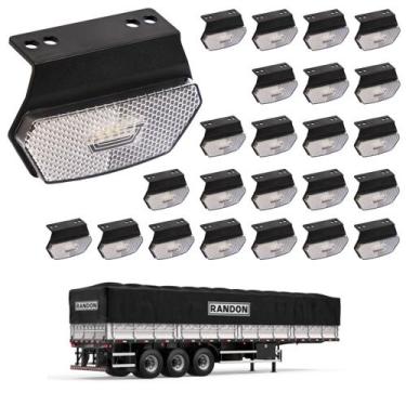 Imagem de 24 Lanterna Diamante Randon LED Cristal c/ Suporte - Fio - DW Componen