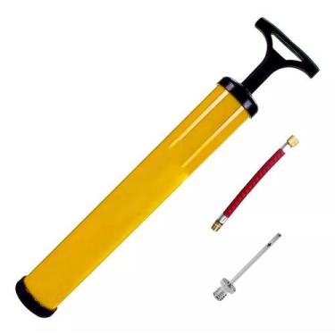 Imagem de Bomba De Ar Para Encher Bolas Futebol Bico + Mangueira Portá - GOLFIEL