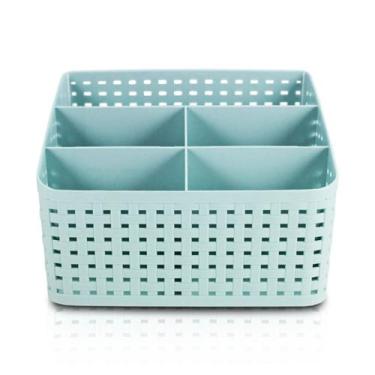 Imagem de Organizador de Mesa Multifuncional Lifestyle Jacki Design Azul