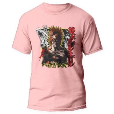 Imagem de Camiseta Camisa Record Of Ragnarok Anime 2 Rosa - Kamisetas Otaku, Ros