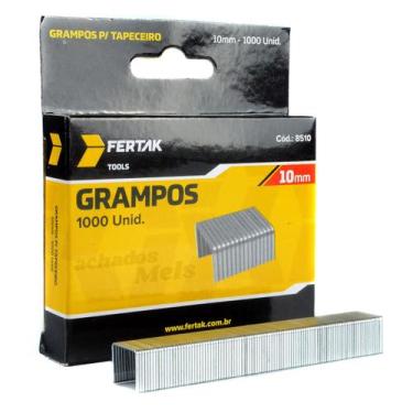 Imagem de Kit 3.000 Grampos de Grampeador Tapeceiro 6mm 8mm 10mm 12mm 14mm Profi