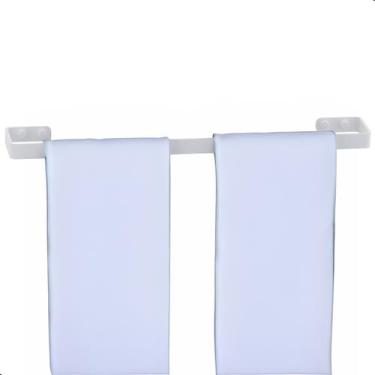 Imagem de Porta Toalha De Banho Branco Toalheiro De Parede SF.Plus - ShopForte