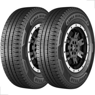 Imagem de Kit 2 Pneu Goodyear Aro 16 Cargo Marathon 2 225/75R16C