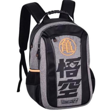 Imagem de Mochila de Costas Dragon Ball Z Preta e Cinza 18 DZ24604 - Clio