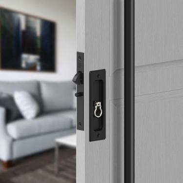 Imagem de Fechadura Interna Porta de Correr Bico Papagaio 6445 45mm Concha 145x4