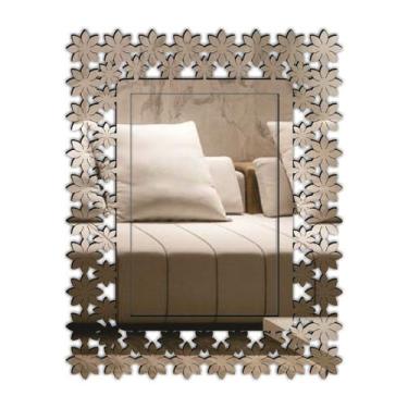 Imagem de Espelho Decorativo Veneziano Sala Quarto 65x83 3874 - CREATUS, prata