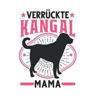 Imagem de Kangal Notizbuch: Verrückte Kangal Mama Anatolischer Hirtenhund / 6x9 Zoll / 120 linierte Seiten Seiten