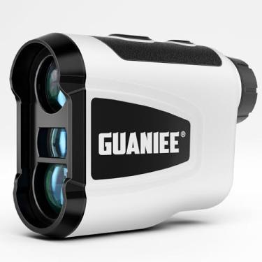 Imagem de GUANIEE Telêmetro de Golfe com Inclinação de 600/1000 Jardas, Ampliação de 6X, Precisão de 1 Jarda, Telêmetro A Laser Recarregável Branco 600Y