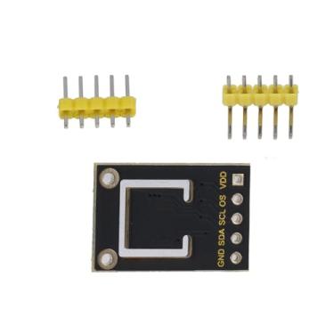 Imagem de Módulo de Sensor de Temperatura Corporal de Interface MAX30205 I2C Precisão de 0,1 ° C para Monitoramento Contínuo, 1 Placa de Desenvolvimento de Sensor de Temperatura X para