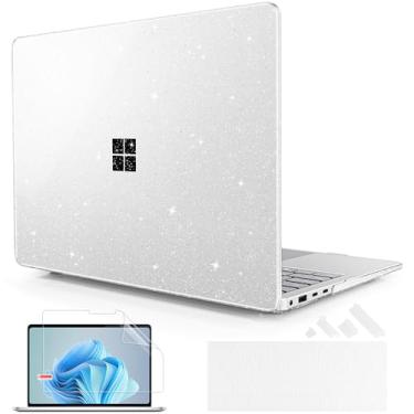 Imagem de Lepeoac Capa para laptop Microsoft Surface de 13,9 polegadas, Windows 11 Copilot+ PC 2024, 7ª edição, tela sensível ao toque, capa rígida de plástico com capa de teclado e protetor de tela,