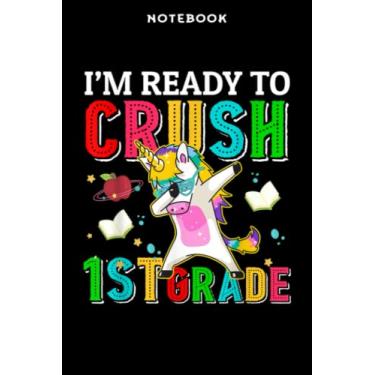 Imagem de Notebook Dābbing Ūnicōrn 1st Grādē Nicē Girls Bāck tō Schōōl Gifts Prēttÿ: 6x9 inch, over 100 pages/Lined Journal,Homeschool,Book,Financial,Event,A Blank