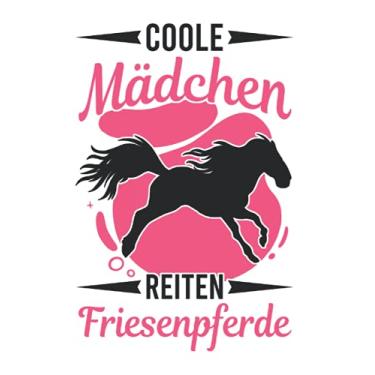Imagem de Friesenpferd Tagesplaner: Coole Mädchen reiten Friesenpferde Friese Pferd/Kalender 2022 / Wochenplaner Tagesplaner Planer/Planungsbuch To-Do-Liste / 6x9 Zoll / 100 ausfüllbare Seiten