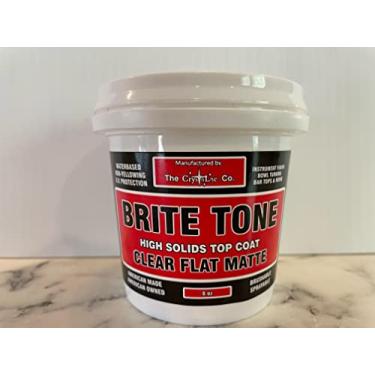 Imagem de CrystaLac Brite Tone High Solids Poliuretano Instrumento Acabamento 8 Oz Mini (Claro Fosco Fosco)