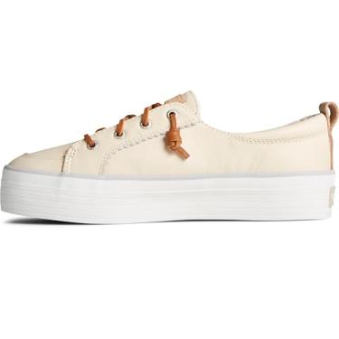 Imagem de Sperry Tênis feminino lavável Crest Vibe Platform, Off-white, 36