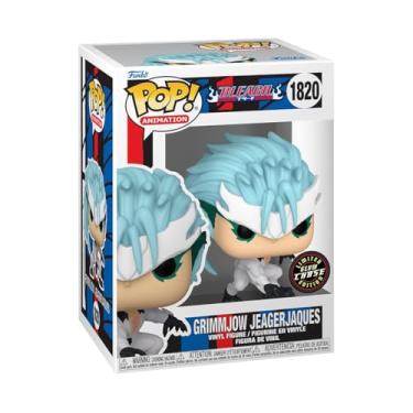 Imagem de Collection Realm Funko Bleach Grimmjow Jeagerjaques Chase Variant Vinyl Figure #1820 – 4-Inch Collectible – Limited Edition Anime Merchandise Bundle with Compatible Pop Box Protector Case