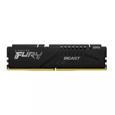 Imagem de Memória kingston 16gb ddr5 5600mhz fury beast preto kf556c36bbe/16