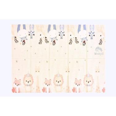 Imagem de Tapete Infantil Tatame Dobrável Dupla Face Portátil - Animais