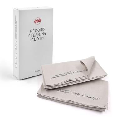 Imagem de MayRecords Pano de limpeza de disco, pacote com 2 unidades de microfibra antiestática sem fiapos, limpador de vinil extra grande de 39 x 39 cm para sua coleção de LP, óculos, tela de TV