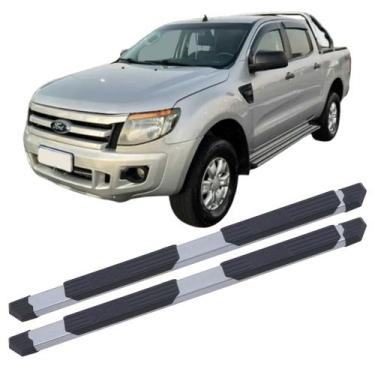Imagem de Estribo Ranger CD 2013 a 2024 Tubular Extreme Prata - C&K