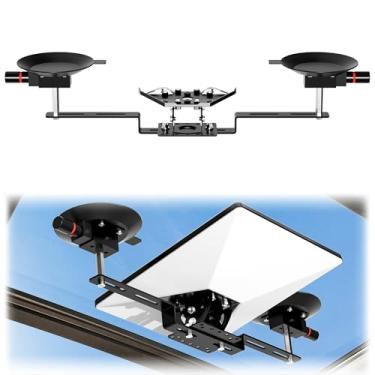 Imagem de Suporte Starlink para mini carro, ângulo de inclinação ajustável Starlink suporte de ventosa de teto solar, kit de montagem de teto solar automotivo Starlink, na instalação do carro, compatível com