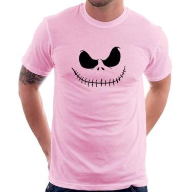Imagem de Camiseta Scare Face - Foca na Moda, Rosa bebê, GGG