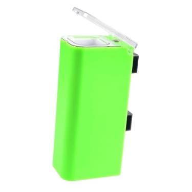 Imagem de oshhni Iscas de pesca enchendo luz brilhante isca macia intensificadora com orifício de drenagem equipamento de pesca aquático para iscas iluminantes ao ar, Verde