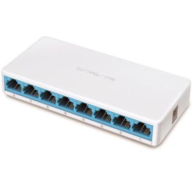 Imagem de Switch Mercusys De Mesa De 8 Portas 10-100mbps - Ms108