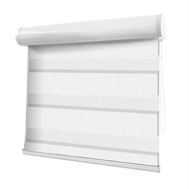 Imagem de Persiana Double Vision - 0,80m larg x 1,60m alt - Tecido Translúcido -