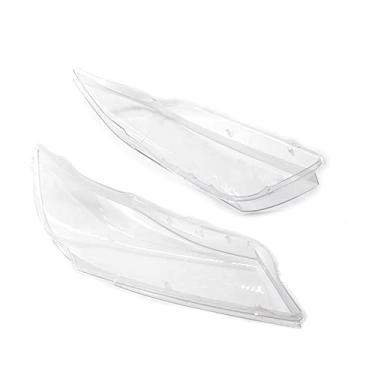 Imagem de Par de Tampa Concha Automática Lente Clara, Farol de Substituição para 3 Séries E90 E91 318i 320i 2005 2012 Com Material de Revestimento Protege Quebra
