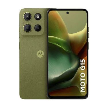 Imagem de Smartphone Motorola Moto G15 256GB 4GB RAM+8GB Ram Boost Verde