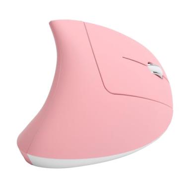 Imagem de Mouse Vertical Sem Fio Akozon H1 2.4g, Mouse de Gabinetes Ergonômicos, Mouse USB, Acessórios Recarregáveis ​​de Computador Com Bateria de Lítio de Polímero DPI e 1000mAh Ajustável (Mouse rosa
