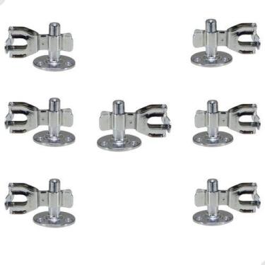 Imagem de Prende Porta de Piso Fixador de Chão Para Porta Forte 7 Unidades - Ren