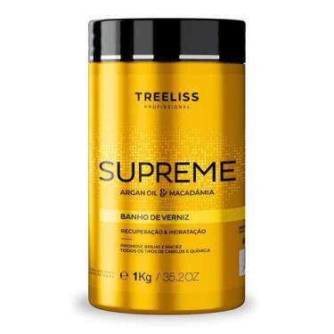 Imagem de Tratamento Capilar Banho De Verniz Supreme Treeliss - Treeliss Profiss