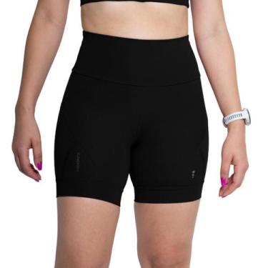 Imagem de Short Compressão Com Bolsos Corrida Pro Racing - ElementFit, Preto, G 