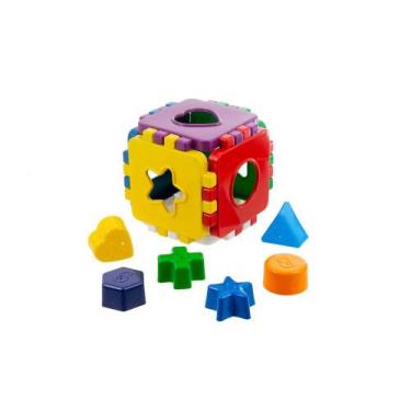 Imagem de Brinquedo Didático Colorido Monta e Desmonta Com Peças De Encaixar - K