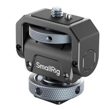 Imagem de SmallRig Suporte para monitor de câmera com tênis frio, giratório de 360° e suporte de inclinação de 180° para monitor de campo, acessórios de fotografia de LED, flash e vídeo, capacidade de carga máxima de 90° inclinação 3,2kg - 3809