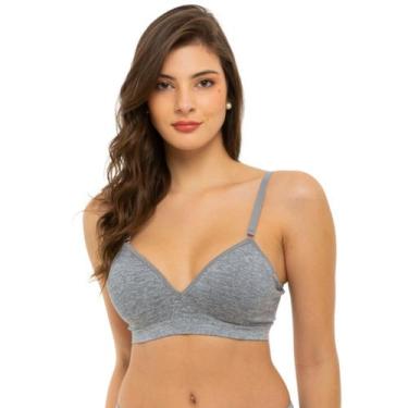 Imagem de Sutiã Com Bojo Trifil Média Sustentação Sem Costura Laterais Poliamida