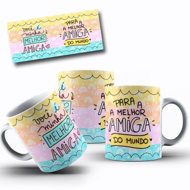 Imagem de Caneca Amizade É Tudo – Presente Perfeito para Melhor Amiga(o)
