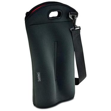 Imagem de Bolsa Térmica Para Transporte de Vinhos de Neopreme até 2 Garrafas, DU VINO COMINHKPR102772, Preto