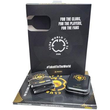 Imagem de Box Fifa Club World Cupa 2025 Album Capa Dura Com 30 Envelopes + Lata 