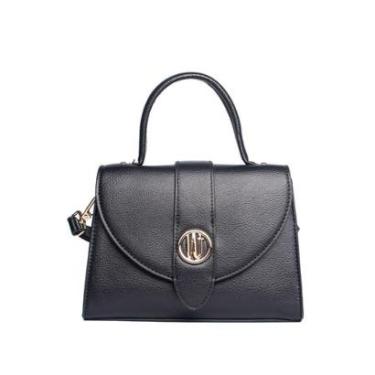 Imagem de Bolsa Feminina WJ Transversal Pequena de Mão Preto-Feminino