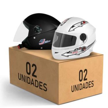 Imagem de Kit 2 Capacete New Liberty 3 Elite + Liberty 4 Kids Feminino Masculino