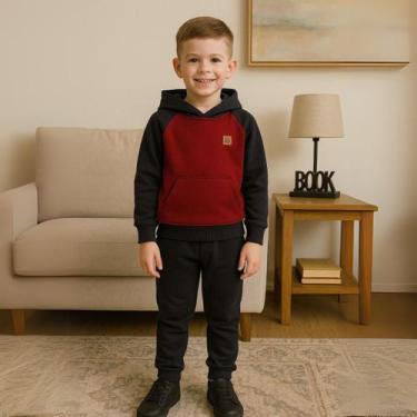 Imagem de Conjunto Roupa Infantil Masculina Moletom Para Menino 1 ao 3 - Paraíso