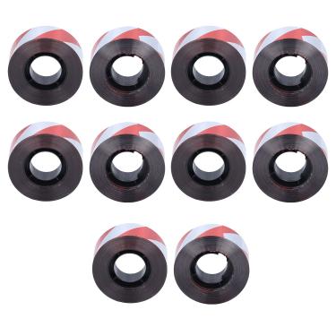 Imagem de Fita de susto de pássaro Repelente de impedimento reflexo de fita dupla de prata vermelha eficaz repelente de pássaros para pomares e jardins de 2,5 cm x 60m 10pcs