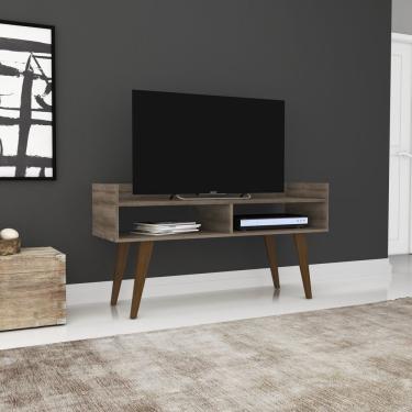 Imagem de Rack Aparador Para Tvs Até 40'' 2 Nichos Rt 3113 Rústico